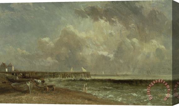 John Constable Yarmouth Pier Stretched Canvas Print / Canvas Art