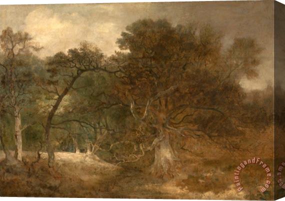 John Crome Woodland Landscape Near Norwich Stretched Canvas Print / Canvas Art