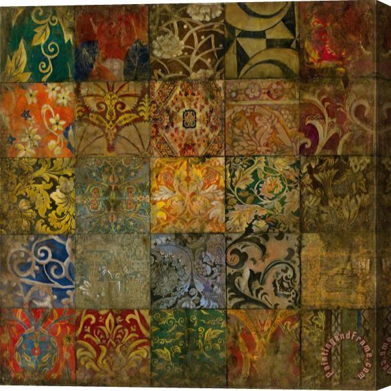 John Douglas Mosaic II Stretched Canvas Painting / Canvas Art