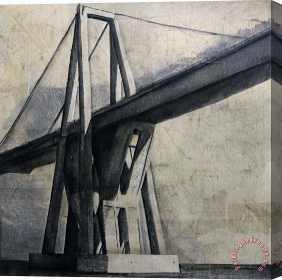 John Douglas New Found Bridge Stretched Canvas Painting / Canvas Art