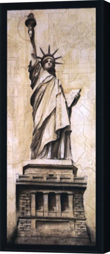 John Douglas Statue of Liberty Stretched Canvas Print / Canvas Art