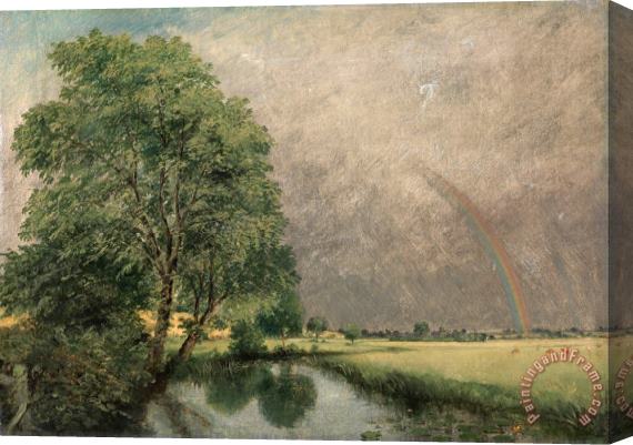 John Dunthorne The Rainbow, Near Salisbury Stretched Canvas Print / Canvas Art