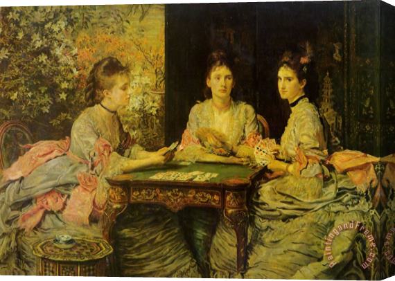 John Everett Millais Hearts Are Trumps Stretched Canvas Print / Canvas Art