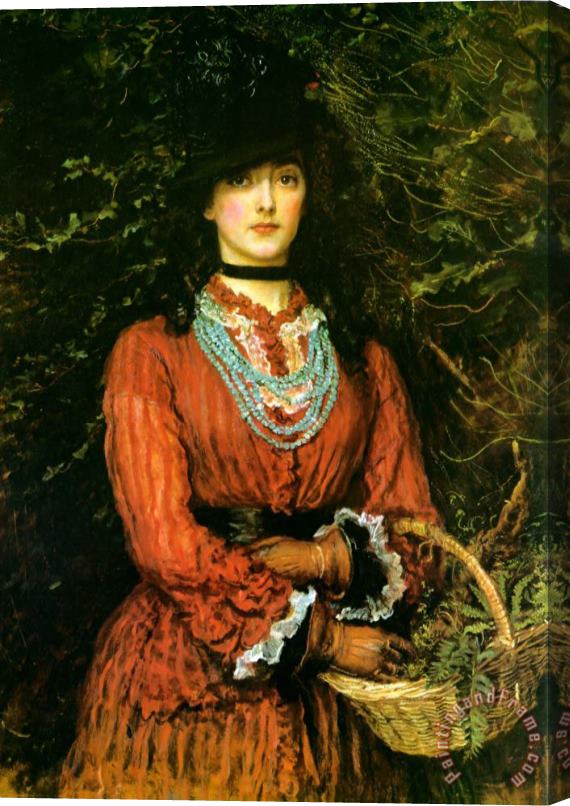 John Everett Millais Miss Eveleen Tennant Stretched Canvas Print / Canvas Art