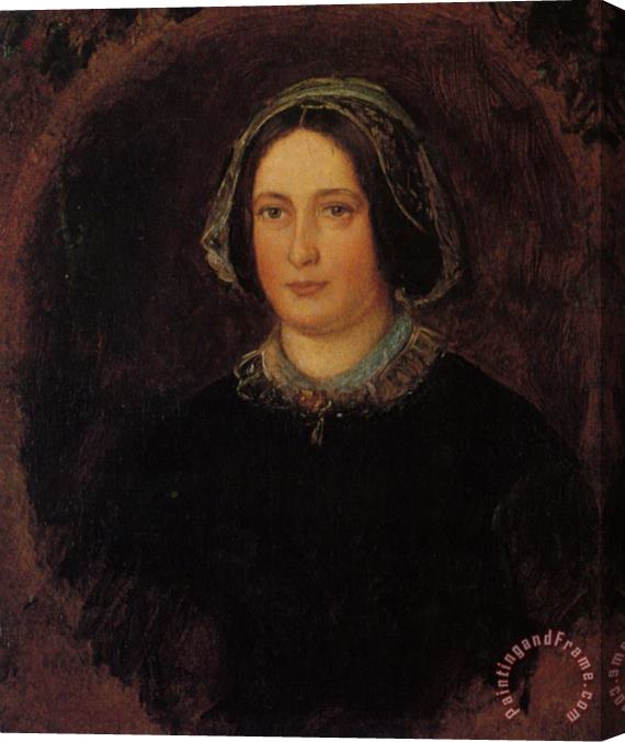 John Everett Millais Portrait of Mrs William Evamy The Artists Aunt Stretched Canvas Print / Canvas Art
