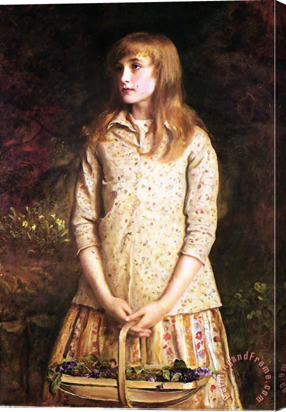 John Everett Millais Sweetest Eyes Were Ever Seen Stretched Canvas Print / Canvas Art