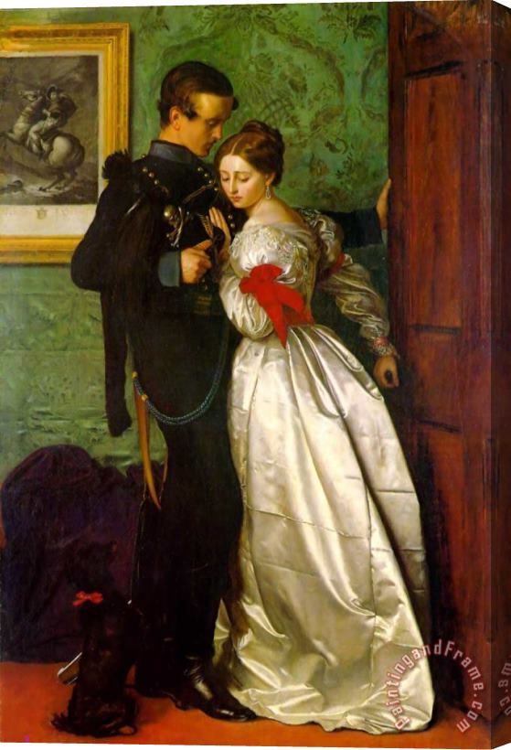 John Everett Millais The Black Brunswicker Stretched Canvas Painting / Canvas Art