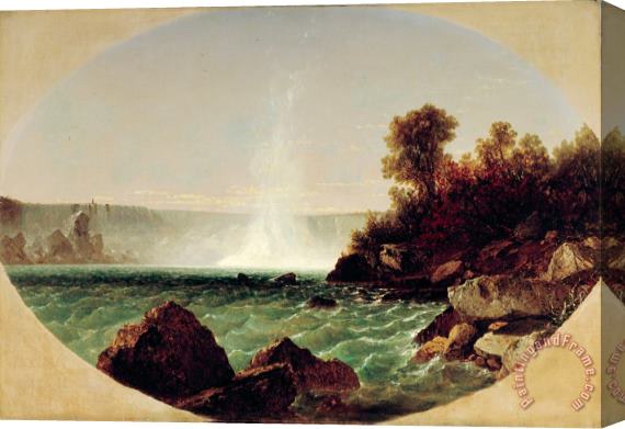John F Kensett Niagara Falls Stretched Canvas Print / Canvas Art
