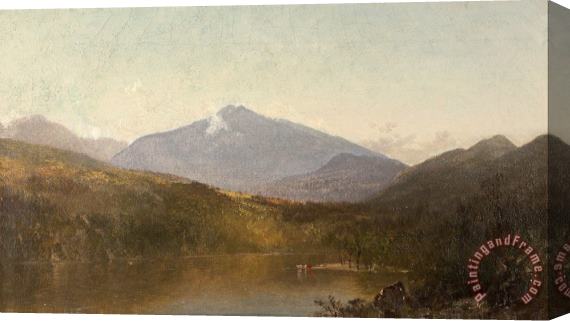 John F Kensett White Mountains From Shelburne, Nh Stretched Canvas Painting / Canvas Art