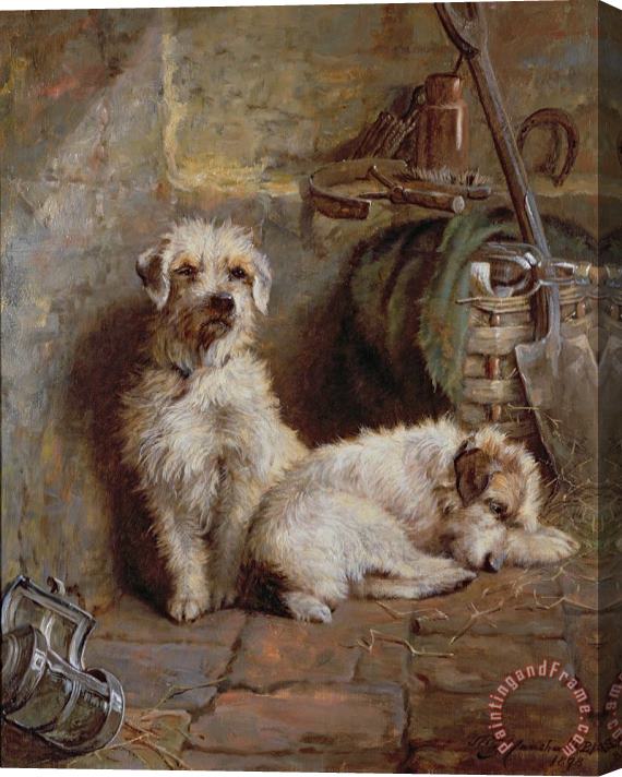 John Fitz Marshall Stablemates Stretched Canvas Painting / Canvas Art