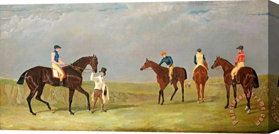 John Frederick Herring Senior Preparing To Start For The Doncaster Gold Cup 1825 Stretched Canvas Painting / Canvas Art
