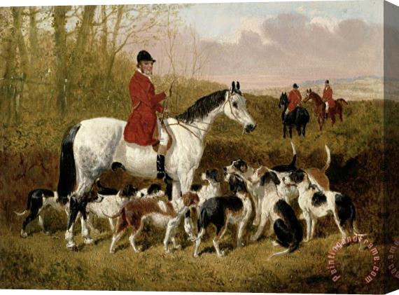 John Frederick Herring Snr The Start Stretched Canvas Painting / Canvas Art