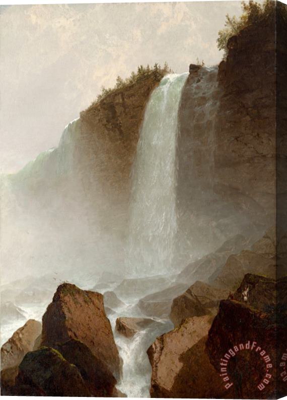 John Frederick Kensett Niagara Falls Stretched Canvas Painting / Canvas Art