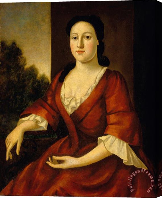 John Greenwood Portrait of Mrs. John Greenleaf Stretched Canvas Painting / Canvas Art