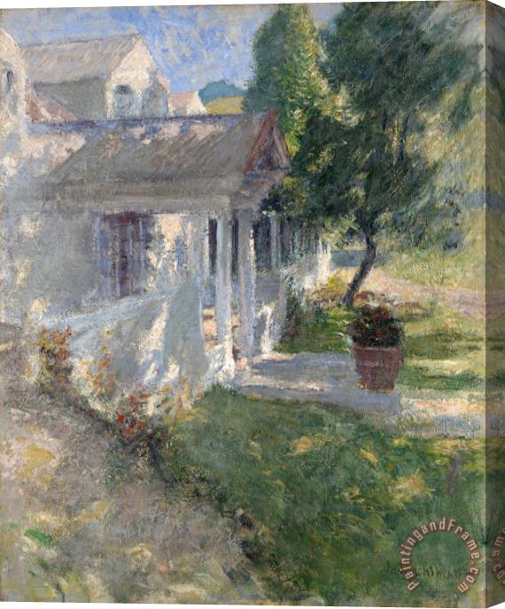 John Henry Twachtman My House Stretched Canvas Painting / Canvas Art