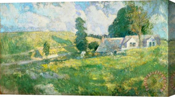 John Henry Twachtman Summer Stretched Canvas Painting / Canvas Art