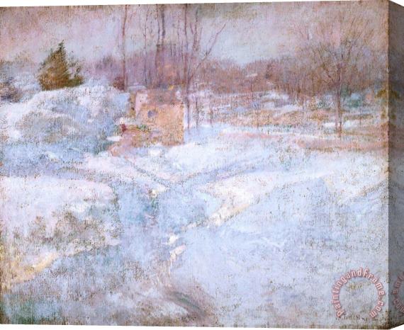 John Henry Twachtman Winter Stretched Canvas Print / Canvas Art
