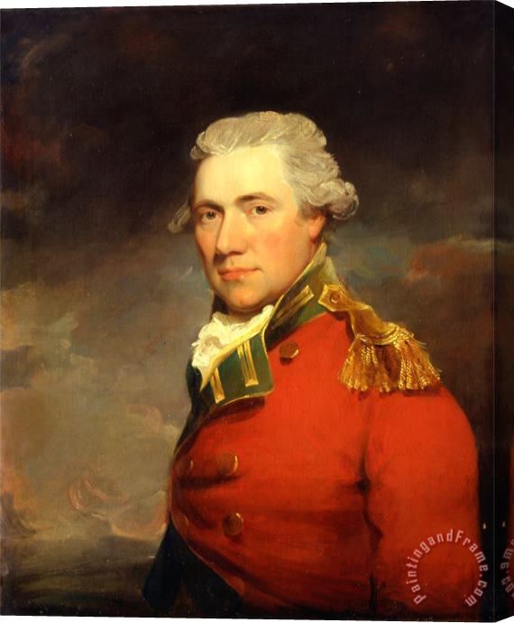 John Hoppner An Unknown British Officer, Probably of 11th (north Devonshire) Regiment of Foot, C.1800 Stretched Canvas Painting / Canvas Art
