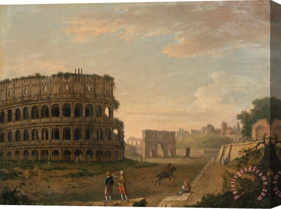 John Inigo Richards The Colosseum Stretched Canvas Painting / Canvas Art