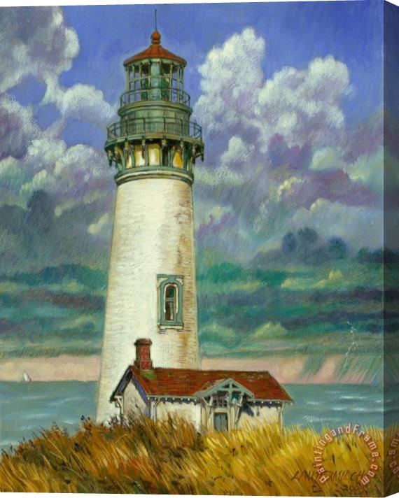 John Lautermilch Abandoned Lighthouse Stretched Canvas Painting / Canvas Art