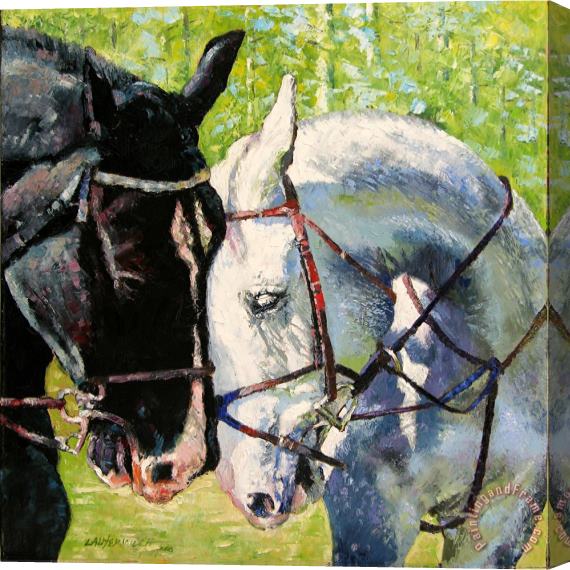 John Lautermilch Bridled Love Stretched Canvas Painting / Canvas Art