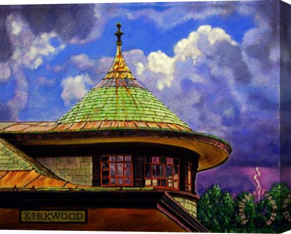 John Lautermilch Kirkwood Train Station Stretched Canvas Painting / Canvas Art
