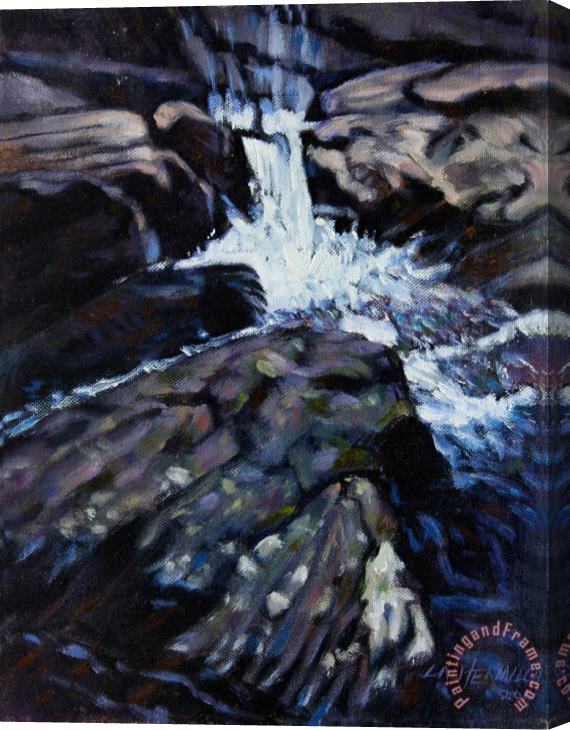 John Lautermilch Rushing Waters three Stretched Canvas Painting / Canvas Art