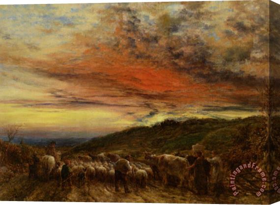 John Linnell Homeward Bound Stretched Canvas Print / Canvas Art