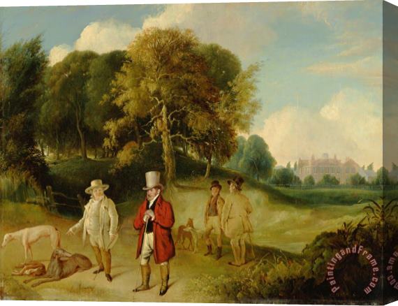 John R. Wildman J.m.w. Turner And Walter Fawkes at Farnley Hall Stretched Canvas Painting / Canvas Art
