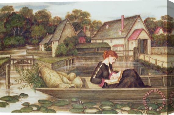 John Roddam Spencer Stanhope The Mill Stretched Canvas Painting / Canvas Art