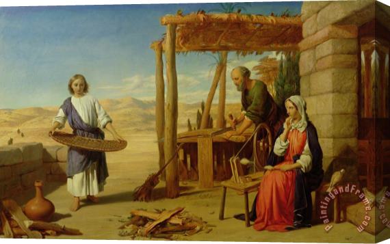John Rogers Herbert Our Saviour Subject to his Parents at Nazareth Stretched Canvas Painting / Canvas Art