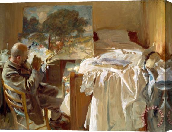 John Singer Sargent An Artist in His Studio Stretched Canvas Painting / Canvas Art