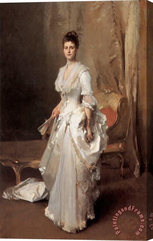 John Singer Sargent Mrs. Henry White Stretched Canvas Painting / Canvas Art