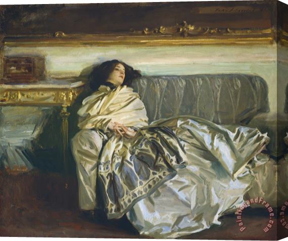 John Singer Sargent Nonchaloir (repose) Stretched Canvas Print / Canvas Art