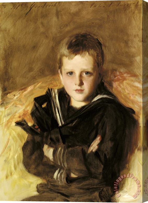 John Singer Sargent Portrait of Caspar Goodrich Stretched Canvas Print / Canvas Art