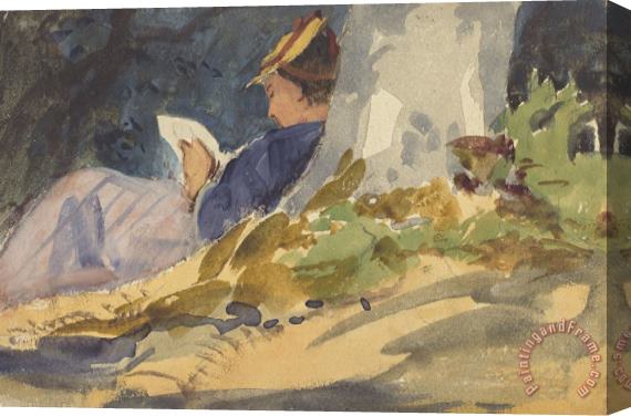 John Singer Sargent Resting Stretched Canvas Print / Canvas Art