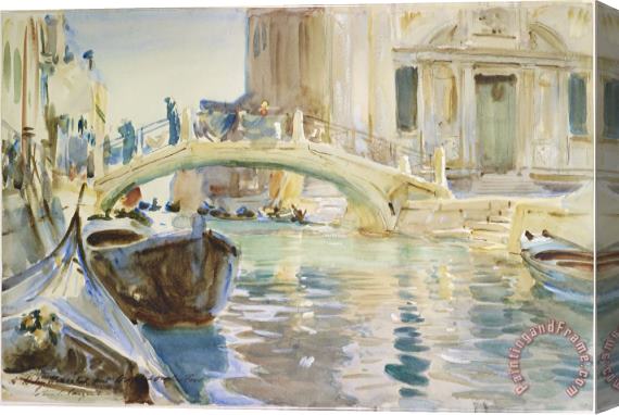 John Singer Sargent San Giuseppe Di Castello, Venice Stretched Canvas Painting / Canvas Art