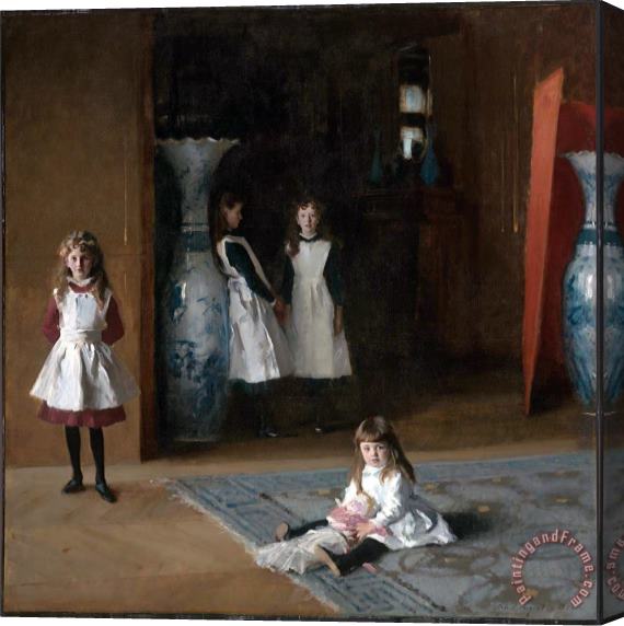 John Singer Sargent The Daughters of Edward Darley Boit Stretched Canvas Painting / Canvas Art