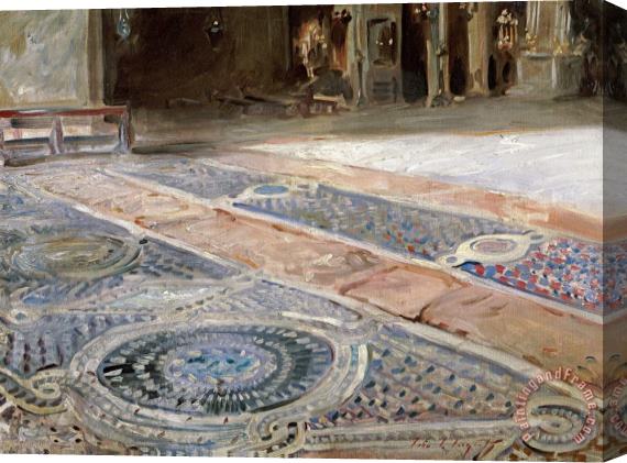 John Singer Sargent Venetian Interior Stretched Canvas Print / Canvas Art