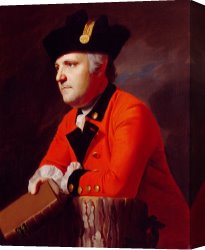 Copley Canvas Prints - Colonel John Montresor by John Singleton Copley