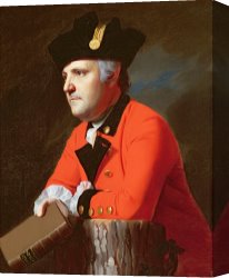 Copley Canvas Prints -  Colonel John Montresor by John Singleton Copley