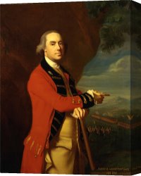 Copley Canvas Prints - General Thomas Gage by John Singleton Copley