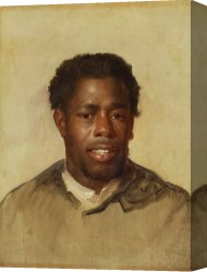 Copley Canvas Prints - Head of a Man by John Singleton Copley