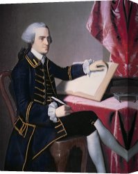 Copley Canvas Prints - John Hancock by John Singleton Copley