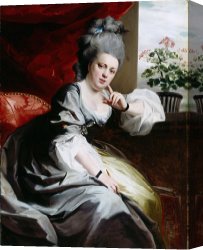 Copley Canvas Prints - Mrs Clark Gayton by John Singleton Copley