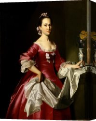 Copley Canvas Prints - Mrs. George Watson by John Singleton Copley