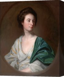 Copley Canvas Prints - Mrs. Robert Hyde by John Singleton Copley