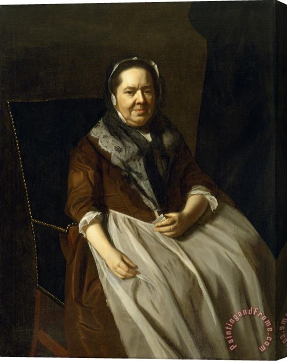 John Singleton Copley Portrait of Mrs. Paul Richard Stretched Canvas Print / Canvas Art
