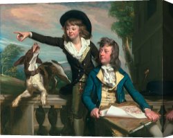 Copley Canvas Prints - The Western Brothers by John Singleton Copley
