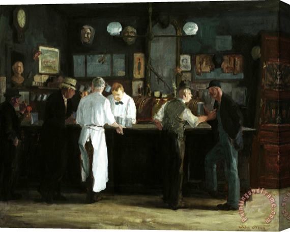 John Sloan Mcsorley's Bar Stretched Canvas Painting / Canvas Art